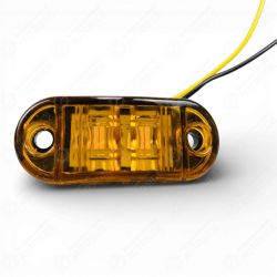 Габаритний вогонь LED жовтий 12В-24В, IP67 66х28х16мм. універсальний Габаритний вогонь LED жовтий 12В-24В, IP67 66х28х16мм. універсальний