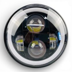 Універсальні лед фари 5.75" (40W) з кільцем ДХВ: ціна, доставка, гарантія Універсальні лед фари 5.75" (40W) з кільцем ДХВ: ціна, доставка, гарантія